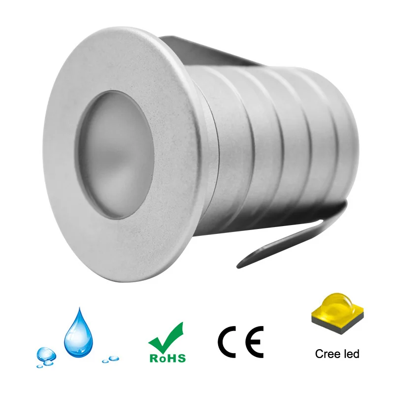 Impermeable 3 W RGB Acero inoxidable luz subacuática para la piscina estanque fuente acuario piscina agua iluminación 12 V IP68