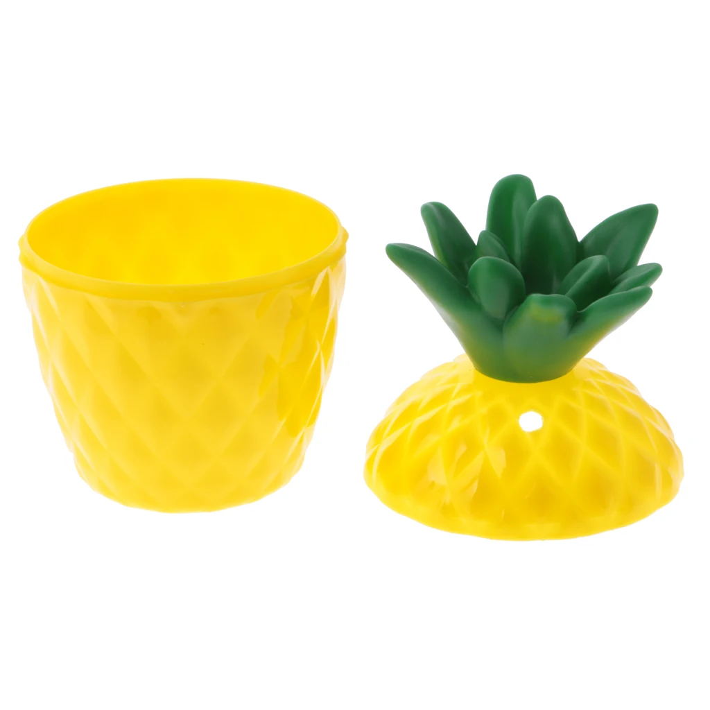 10pcs Hawaii Tropical Pineapple Coconut Drink Cups &Straw Cocktail Beach Birthday Party Decor