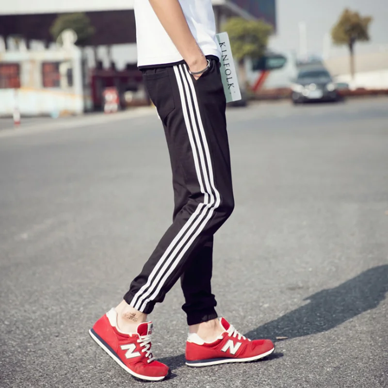 

Youth Sports Pants Cotton Casual Sportswear Trousers Men's Fitness Running Training Breathable Sweatpants Jogging Long Pants
