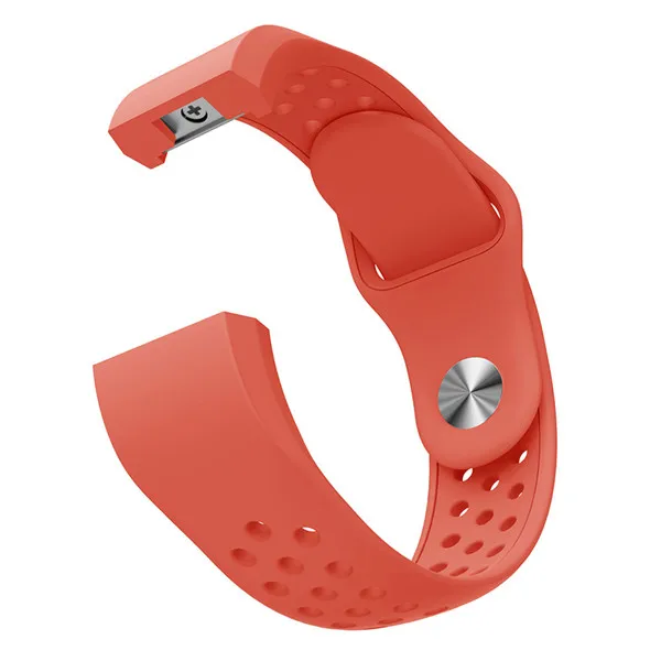 Цветной ремешок для Fitbit Charge 2, спортивные силиконовые браслеты, ремешок для Fitbit Charge2, браслет, браслет, смарт-часы, аксессуары - Color: Orange