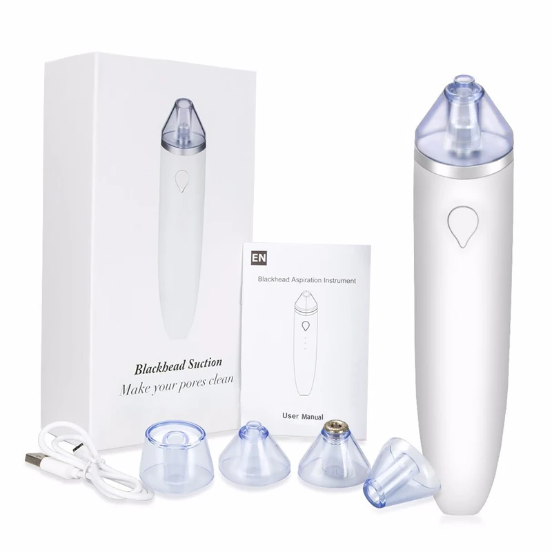 

Electric Blackhead Remover Vacuum Facial Pore Cleaner Acne Pimple Removal Black Dirt Suction Tool Skin Care Beauty Instrument