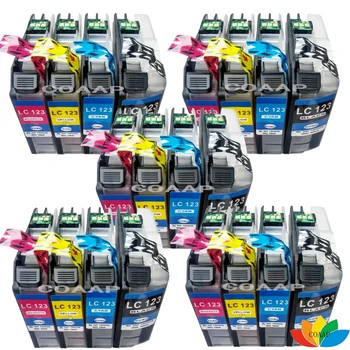 

20 Compatible Brother LC127BK LC127C LC127M LC127Y ink cartridge for DCP-J4110DW DCP-J552DW DCP-J752DW DCP-J132W DCP-J152W
