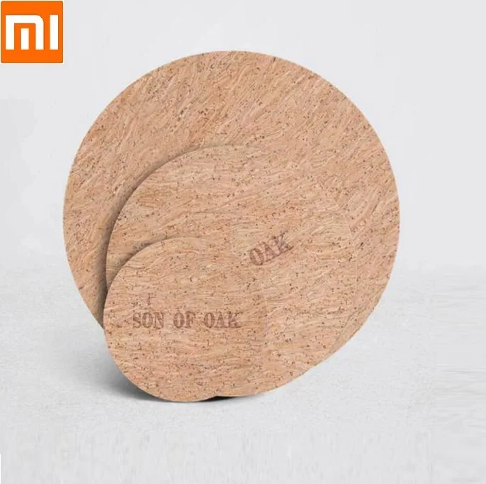 

Xiaomi Natural cork kitchen pot insulation mat Anti-skid pad heatproof kitchen cutlery supplies insulation plate cup pot mat