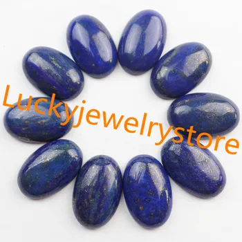 

Free shipping 10pcs Beautiful Lapis Lazuli Oval CAB CABOCHON 30x20x7mm SHX81(Min.order 10$ mix)