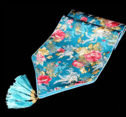 Fahion Flower Chinese Handmade Classical Style Silk Table