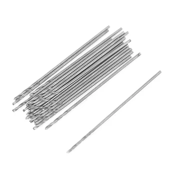 

LHLL-20 Pcs 0.5mm Diameter Straight Shank Metal Spiral Twist Drill Bit
