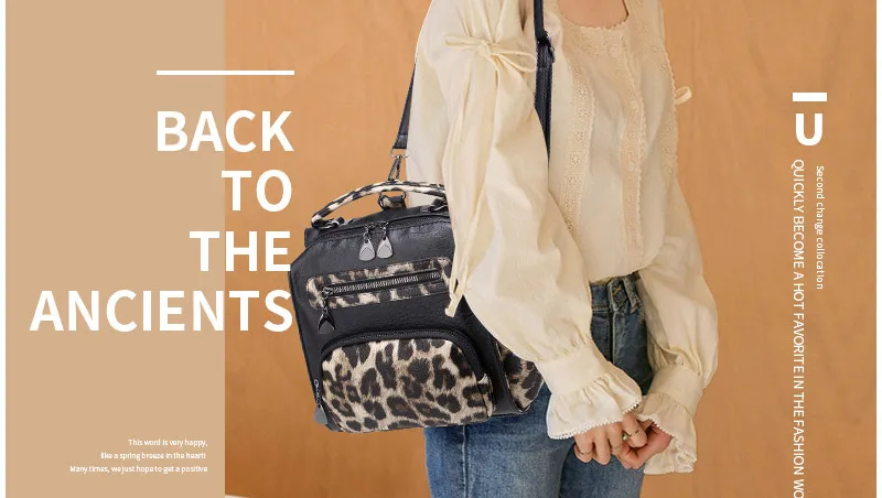 women leopard print backpack shoulder bag women school bag for teenager girls backpacks_08