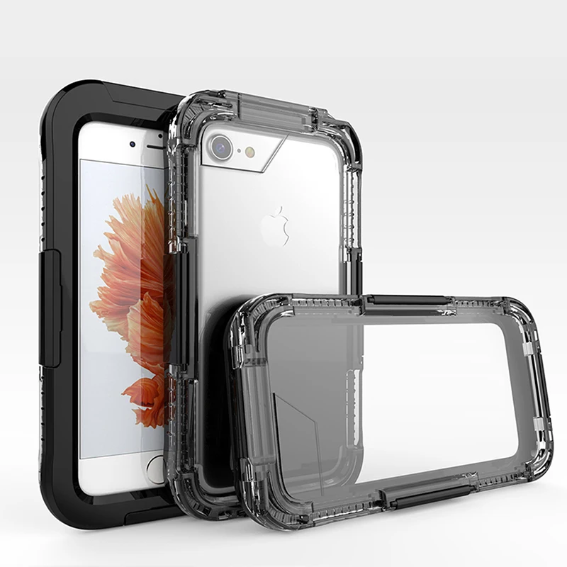 Impermeable buceo cubierta de la caja para Iphone 8 7 6 6 s Plus fundas de teléfono móvil para Samsung Galaxy S8 s7 edge Plus Funda carcasa Impermeable buceo cubierta de la caja para Iphone 8 7 6 6 s Plus fundas de teléfono móvil para Samsung Galaxy S8 s7 edge Plus Funda carcasa