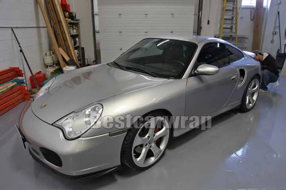 Sterling silver 3m 1080 gloss car wrapping vinyl wrap (3)