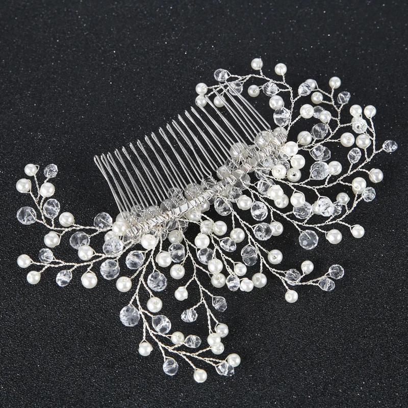 Pearl Crystal Hair Comb (1)