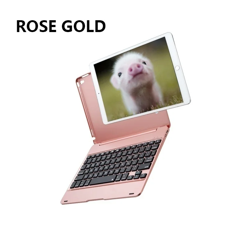 

2019 new Bluetooth Keyboard Smart Case for Pad Pro 9.7 / Air 2 Keyboard Case ABS Stand (Color: Black, Silver, Gold, Rose Gold)