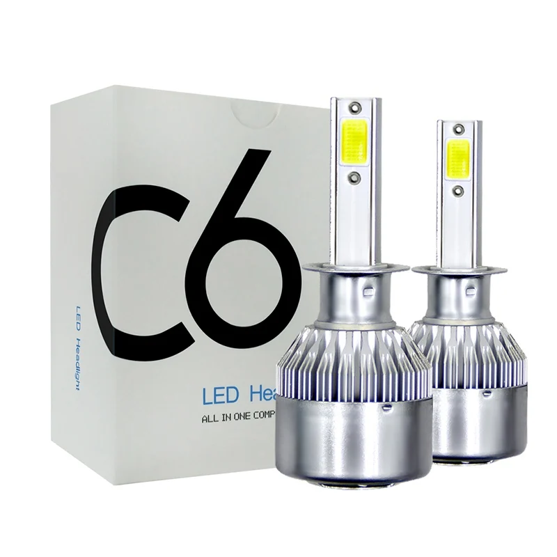 VicTsing Car H1 LED Headlight Car Lights Bulbs H1 Auto Headlights 12V Led Light 4000LM Car Lights Replacement Accessories Parts  (2)