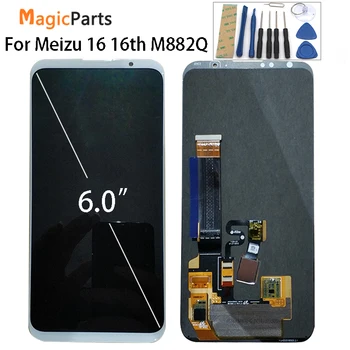 

For Meizu 16th LCD display original Super AMOLED LCD Screen Display+Touch Panel Digitizer For Meizu 16 M882H M882Q lcd