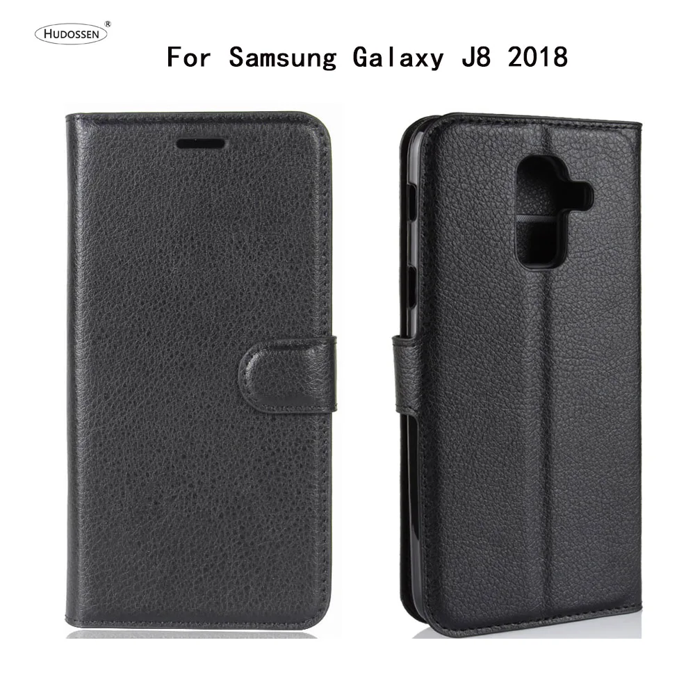 HUDOSSEN For Samsung Galaxy J8 2018 J800F Luxury Phone Protective Case For Galaxy J8 2018 Flip