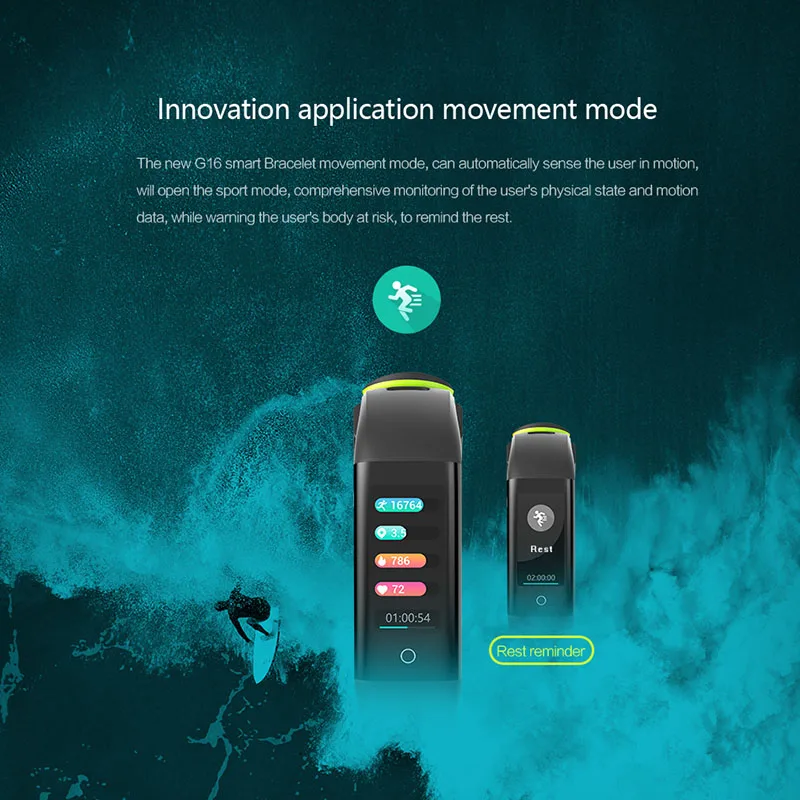 

New Product TFT 0.96" Screen Display Smart Bracelet Support IP67 Waterproof Heart Rate Blood Pressure Monitor Fitness Tracker