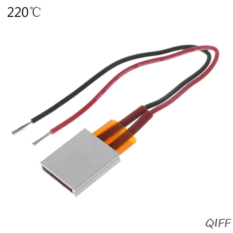 

12V PTC Ceramic Electric Heating Plate Aluminum Shell Ceramic Sheet Constant Temperature Heater Mar28
