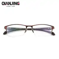 QIANJING Spectacle Frame Eyeglasses Men Computer Optical Myopia Prescription Glasses Frame For Male Transparent Armacao de 9065