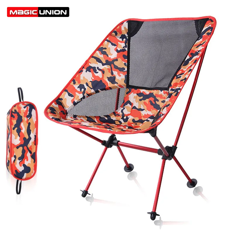 Magic Union Camouflage Series Outdoor Camping Folding Chair Oxford