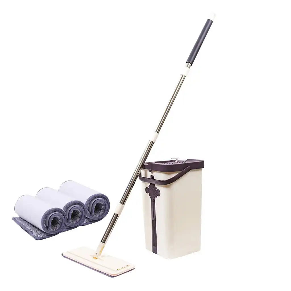 Double Sided No Lavaggio A Mano Pigri Lavapavimenti Con 360 Magic Spin Di Plastica Piatto Secchio Set Lavapavimenti 19627 Aliexpress