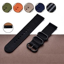 Нейлоновый холщовый ремешок для Xiaomi huami Amazfit Stratos 2/2 S PACE Watch Band для samsung gear S3/Moto 360 2 Браслет ремешок