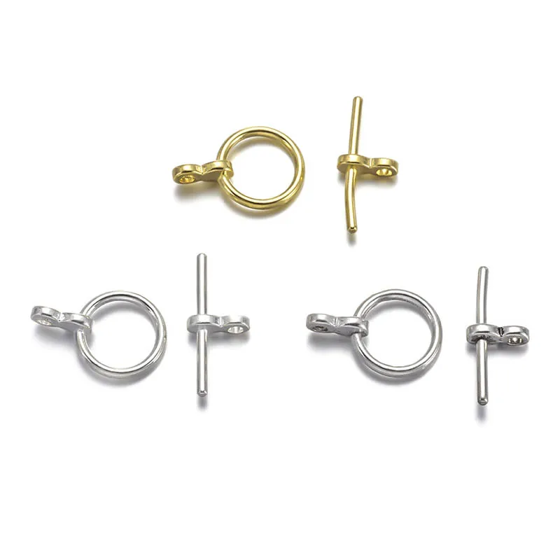 

Fastener Toggle Clasps for Bracelet Jewelry Making Cord Chain Ends Connector DIY Accessories Alloy Metal Hook Findings Supplier