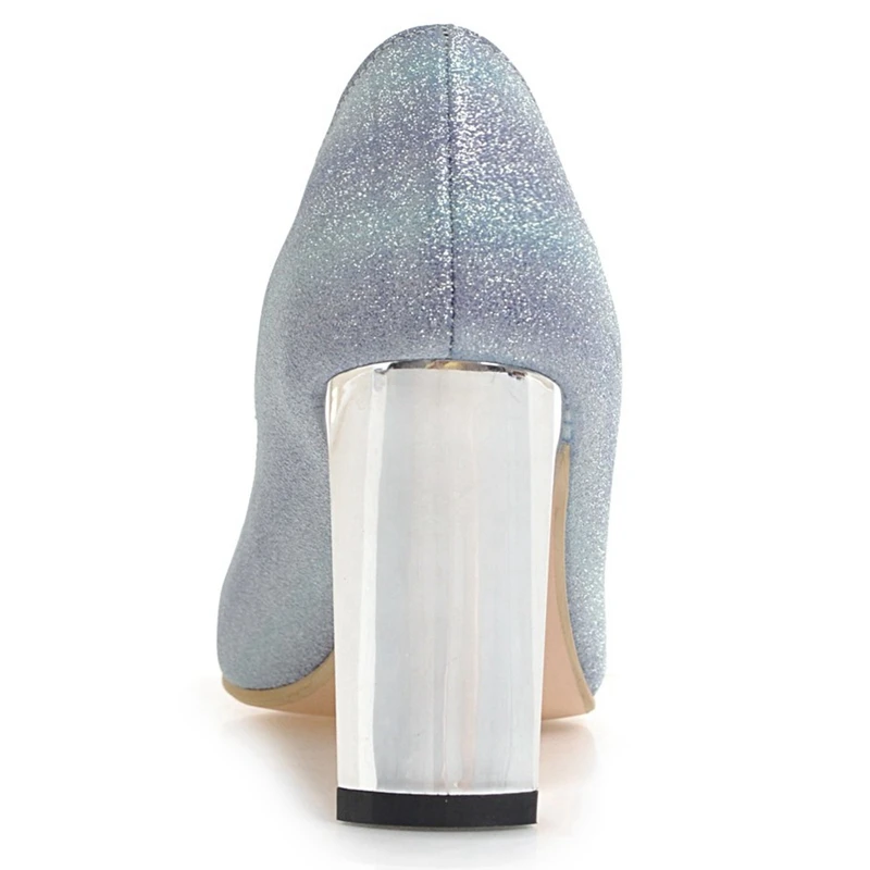 Pointu De Noce À pink Femmes purple Mujer Talons C531 Bling Slip sur Bout Zapatos Blue Hauts Dames Pompes Asileto Chaussures qIPwxnUE6E