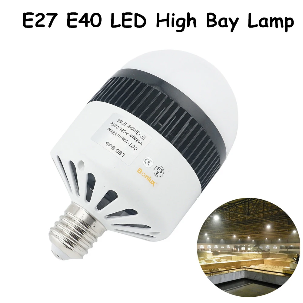 LED High Bay Light E27/E40 80W Industrial Commercial Street Lamp