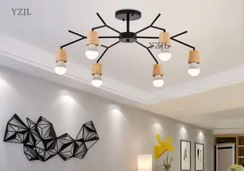 

Nordic Creative Personality Room simple modern lamp lights chandelier living room bedroom Japanese lighting chandelier