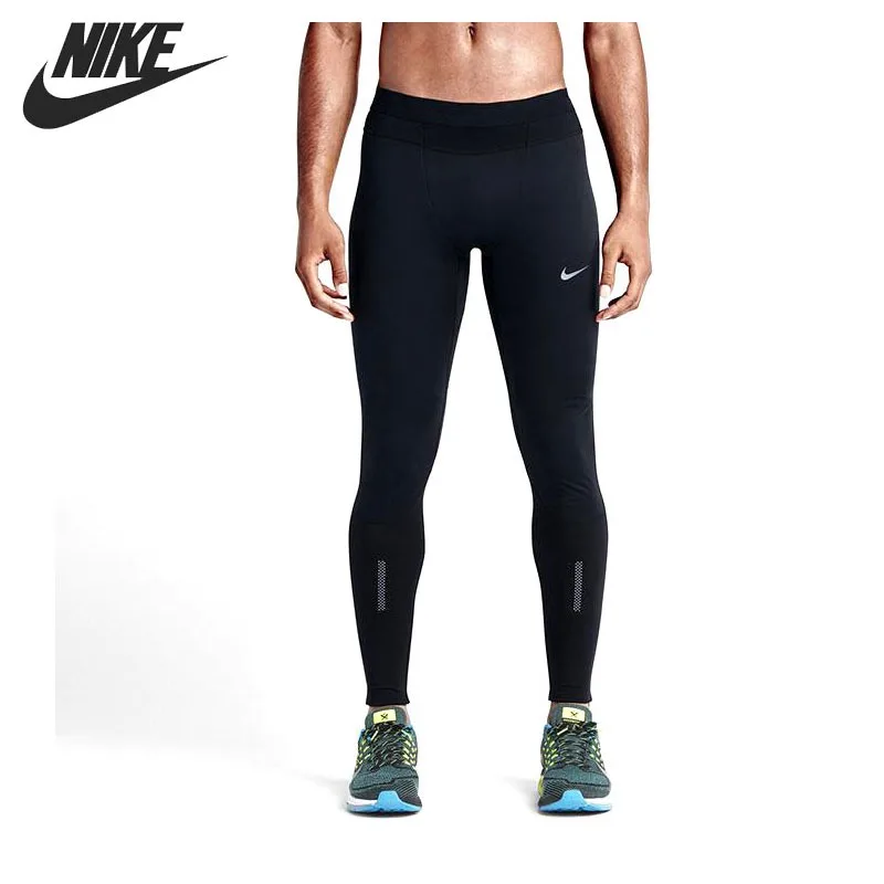 Оригинальное новое поступление NIKE DRI FIT щит плотные Мужские штаны Спортивная