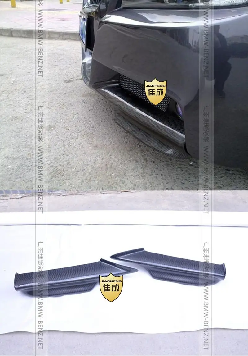 

E90 M-TECH Carbon Fiber auto front bumper Splitter spoiler apron lip fits:2005-2009 for BMW E90 M-TECH bumper OLOTDI