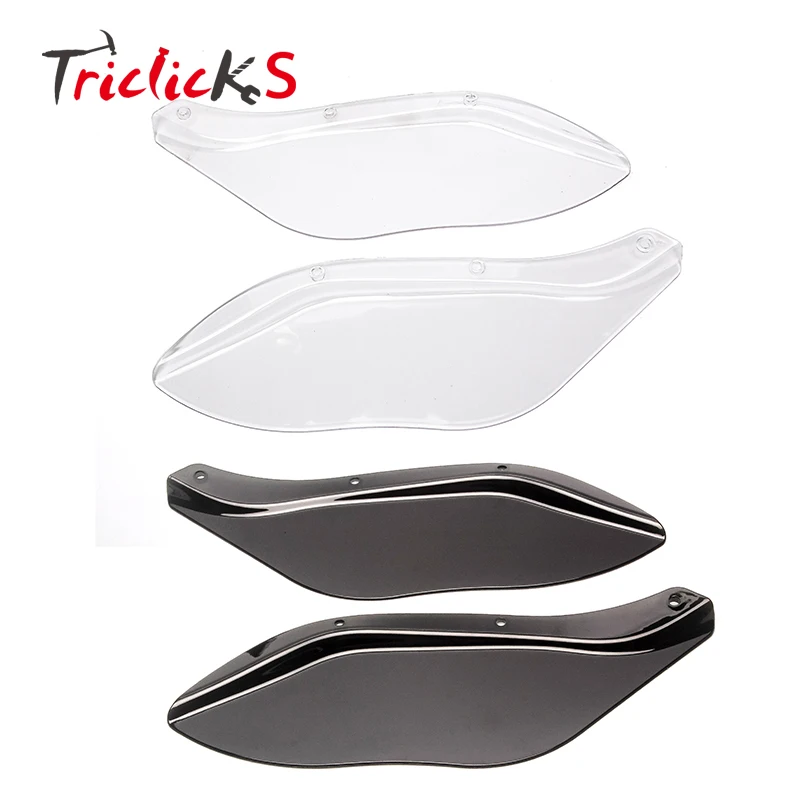 

Triclicks Black Side Wings Air Deflectors Windshields Side Batwing Fairing Wind Deflector For Harley Electra Glide Street Glide