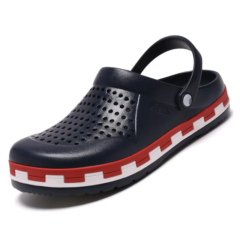 

2019 New Summer New Mule Clogs for Men Lightweight EVA Men's Sandals Slippers Male Garden Clog Shoes Slides Man