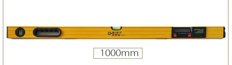 Электронный цифровой дисплей шкала уровня, 1000 мм шкала уровня, угол масштаб, наклон наклона измерительный прибор - Цвет: Коричневый