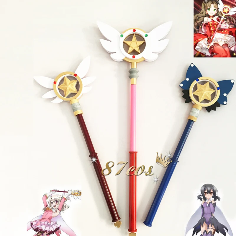 Палка для косплея Fate/kaleid liner реквизит Prisma Illya Miyu Edelfelt рубиная палочка волшебная