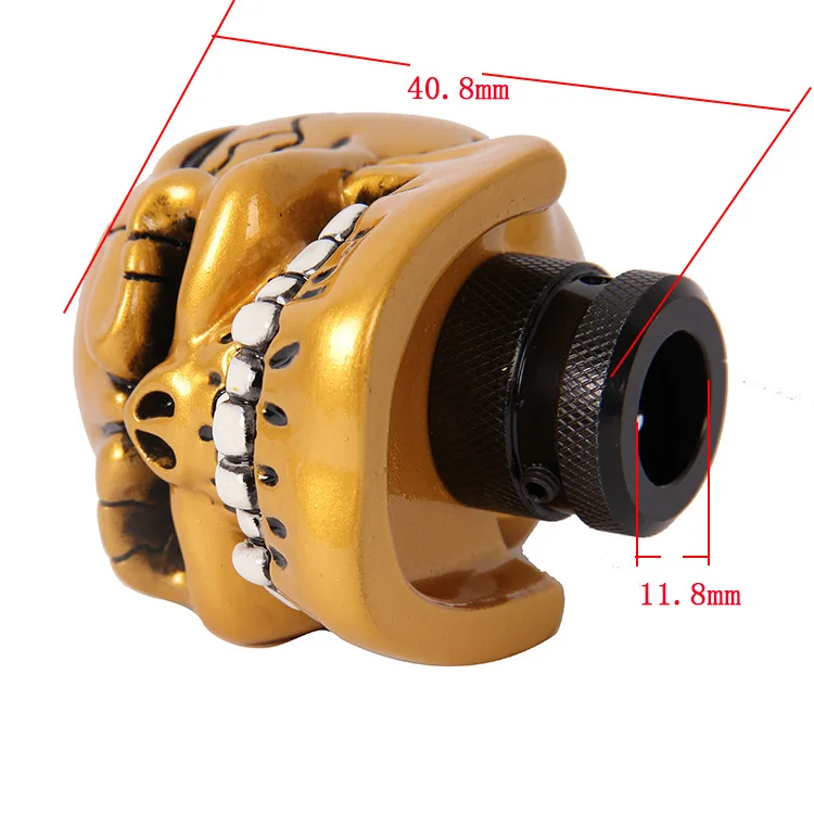 Posbay головка черепа ручка переключения рулевого механизма автомобиля рычаг переключения передач ручная коробка передач автомобиля аксессуары для интерьера ручной тормоз крышка
