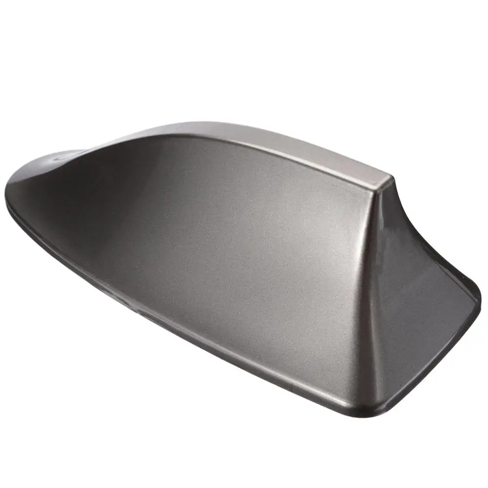 

Car Styling Gray Car Auto Shark Fin Roof Antenna Radio FM/AM Decorate Aerial Easy Installation
