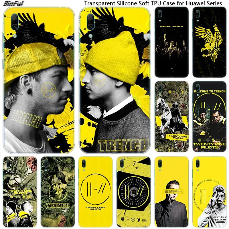 Мягкий силиконовый чехол Twenty One Pilots для телефона Huawei Mate 10 20 Lite Pro Enjoy 9S Y9 Y7 Y6 Y5 2019 2018