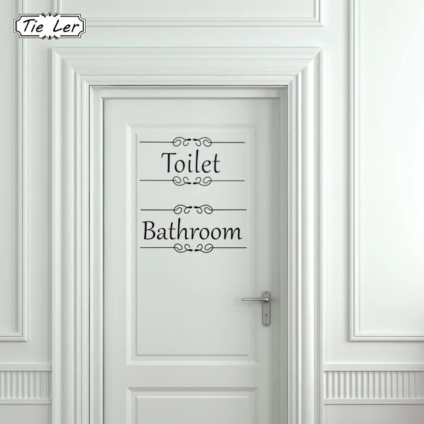 Vintage Wall Sticker Bathroom Decor Toilet Door Vinyl Decal Transfer Vintage Decoration Wall Art Home Decor Sticker Vintage Wall Sticker Bathroom Decor Toilet Door Vinyl Decal Transfer Vintage Decoration Wall Art Home Decor Sticker