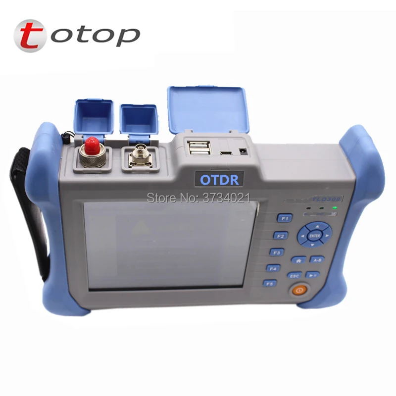Портативный OTDR TLO 300 1310/1550nm 30/32dB встроенный VFL сенсорный экран оптический