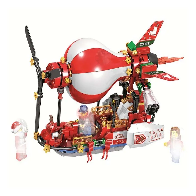 

Sermoido Christmas Winter Holiday Series Set Children Educational Building Blocks Bricks Toys Legoinglys Friends Gift