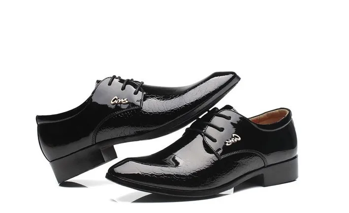 Konfon/Новые весенние модные Оксфордские деловые мужские туфли из натуральной кожи высокого качества мягкие Повседневные Дышащие мужские