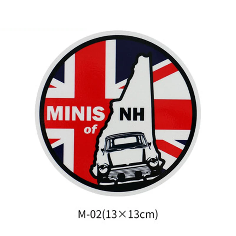 Мода Юнион Джек наклейки Декор окна для Mini Cooper One земляк F55 F56 R55 R56 R60 F60 аксессуары для стайлинга автомобилей - Название цвета: M-02