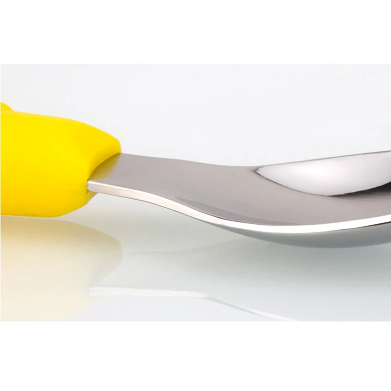 2017 Brand New Baby Feeding Spoon Child Stainless Steel Flatware (3)