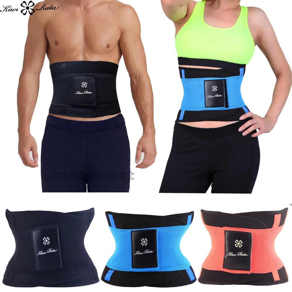 Kiwi-Rata fitness shaper belt waist Support weight loss,lumbar  protector,waist heating belt,burn fat belly Stretch waistband