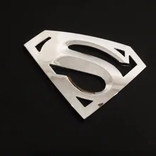 3D эмблема Супермена значок аксессуары для мотоцикла и автомобиля Стайлинг забавные автомобильные наклейки-2 шт