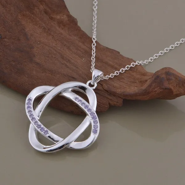 

wholesale High quality silver Fashion jewelry chains necklace pendant WN-1369