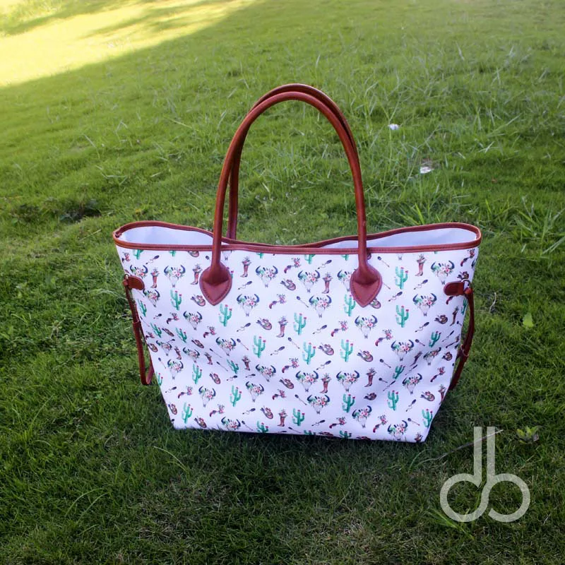 658-cactus skull canvas tote (7)