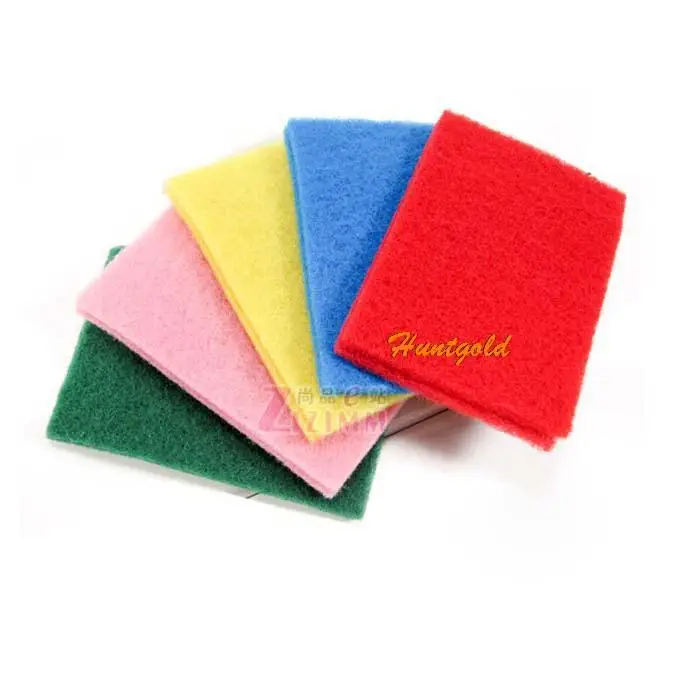 10 Pieces Durable Scouring Easy Clean Pads Sponge Dishcloth Cleaning