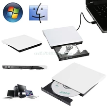 Brand New Slim External USB3.0 LightScribe DVD-ROM CD-RW DVD-RW Burner Drive For PC Laptop #L060# new hot