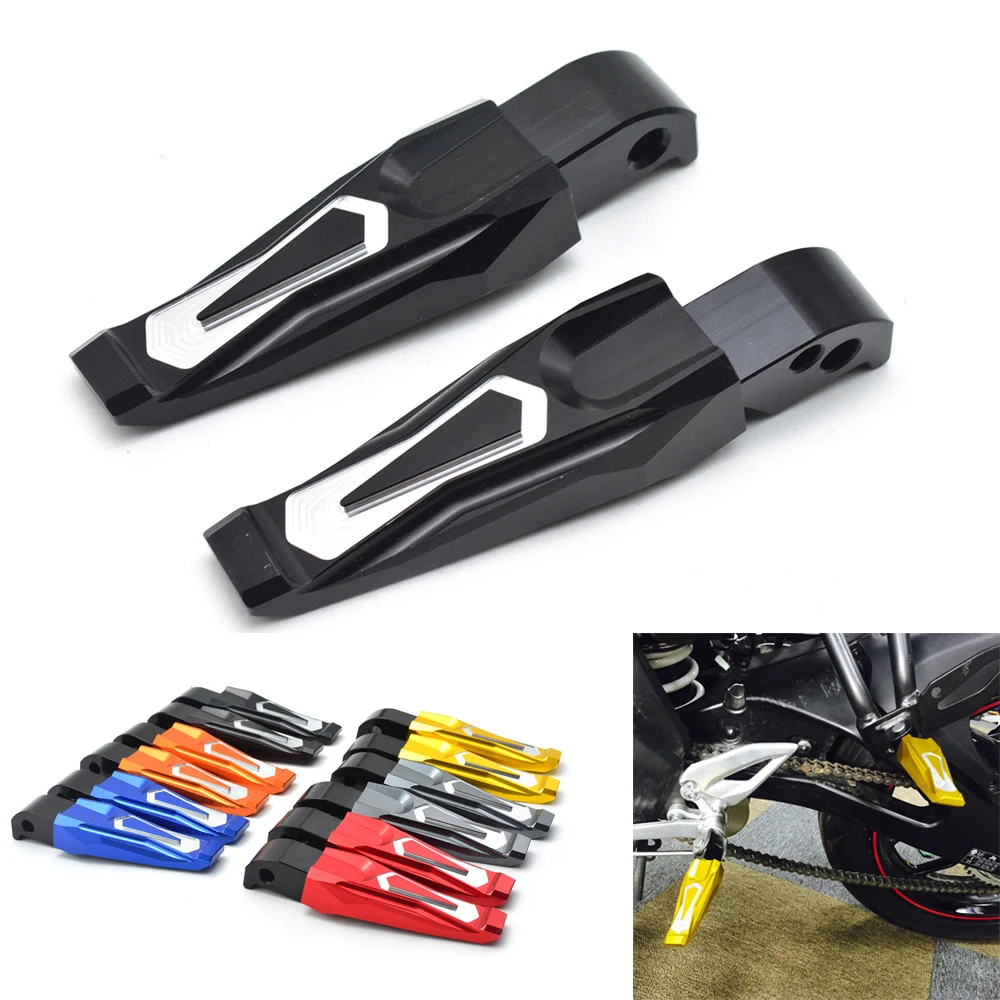 Hot sale Motorcycle foot pegs CNC Aluminum Rear Passenger Footrests FOR